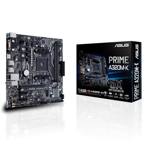 Tarjeta Madre ASUS PRIME A320M-K, AMD, Socket AM4, Micro ATX